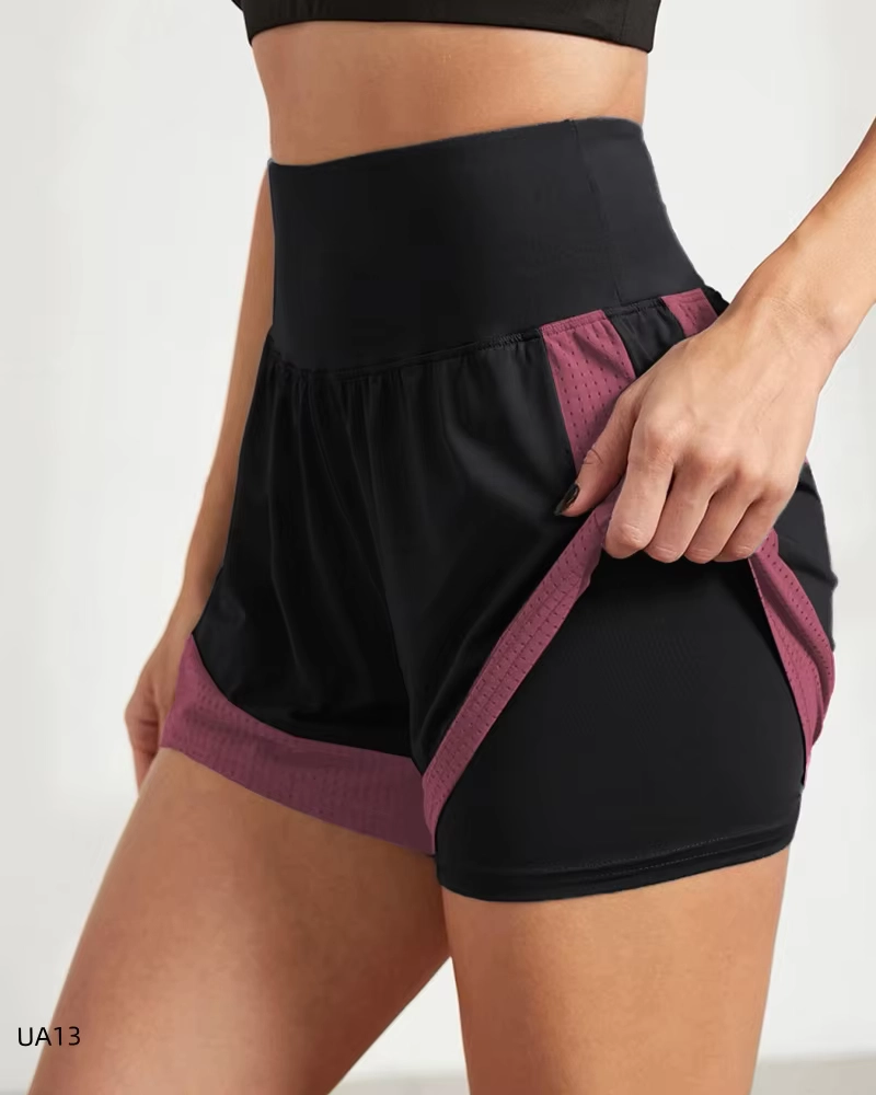 2-in-1 Skirted Running Shorts with Built-In Coverage