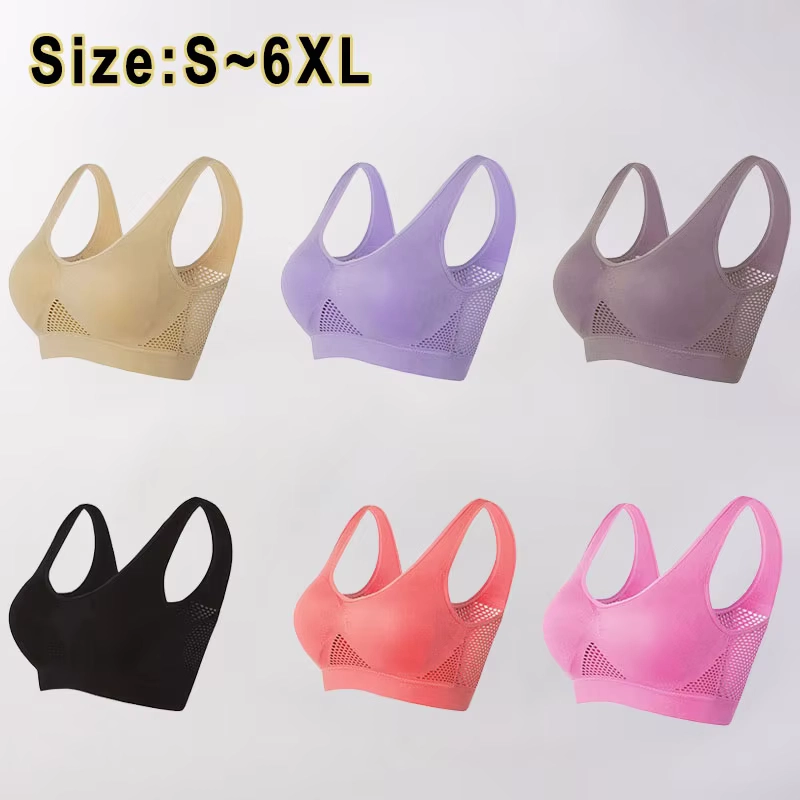 Wire-Free Removable Pad Sports Bra for Yoga and Gym Training