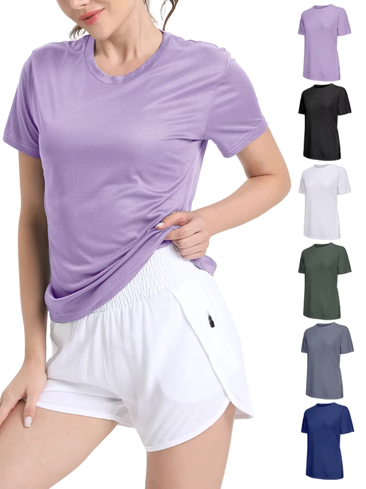 Ultralight Quick-Dry Compression Sports Tee for Running and Gym Workouts