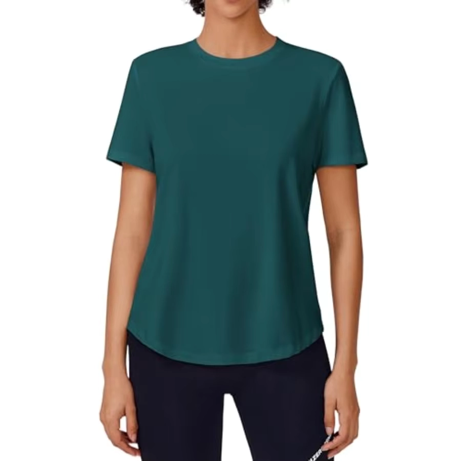 Quick-Dry Sun-Coverage Athletic Tee for Running and Hiking Training